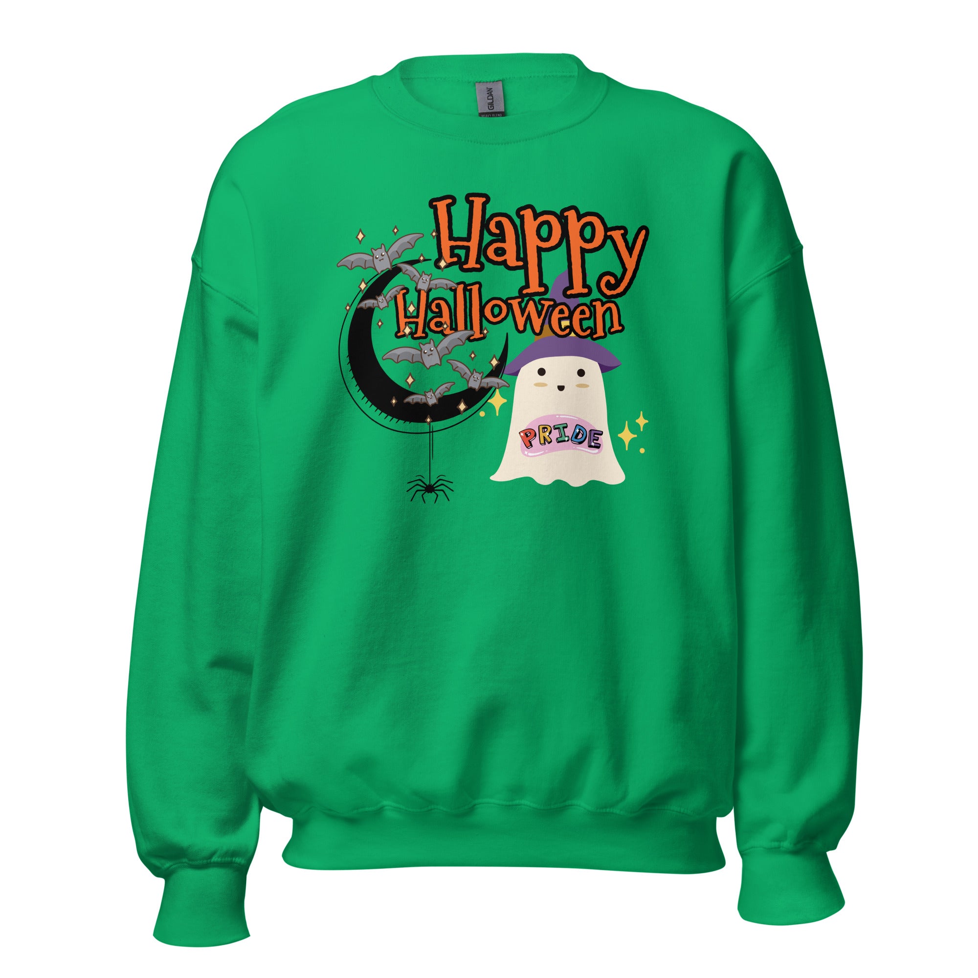 Happy Halloween Pride Sweatshirt - Ghostly Spooky Season Top