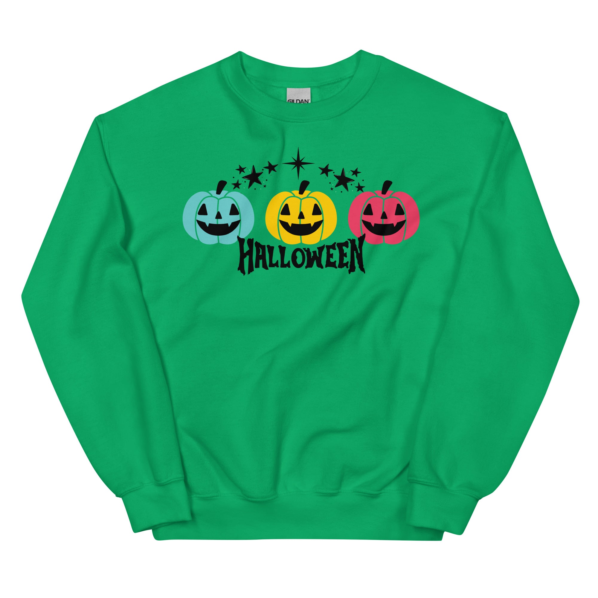 Fun Halloween Shirt - Pumpkin Design Sweatshirt for October Festivities
