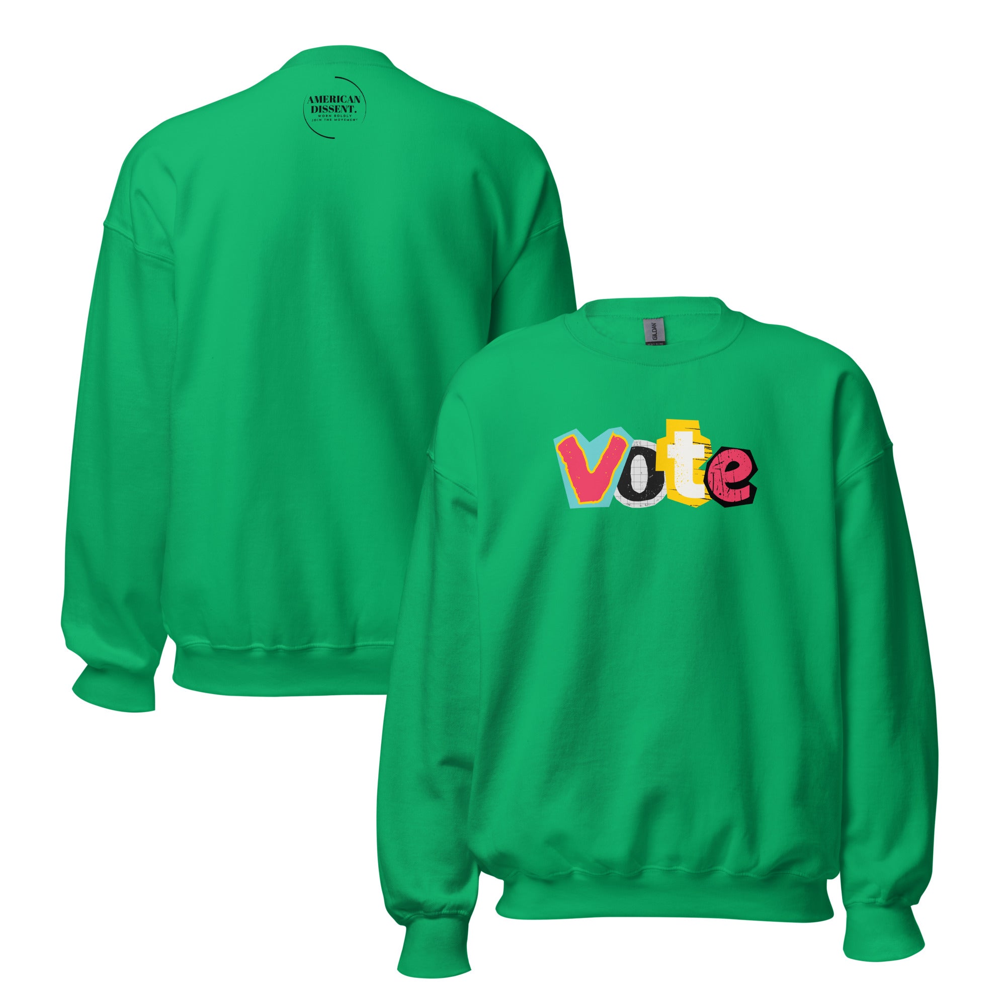 Vote Sweatshirt - Election Day Shirt - Be the Change - Political Activist Top