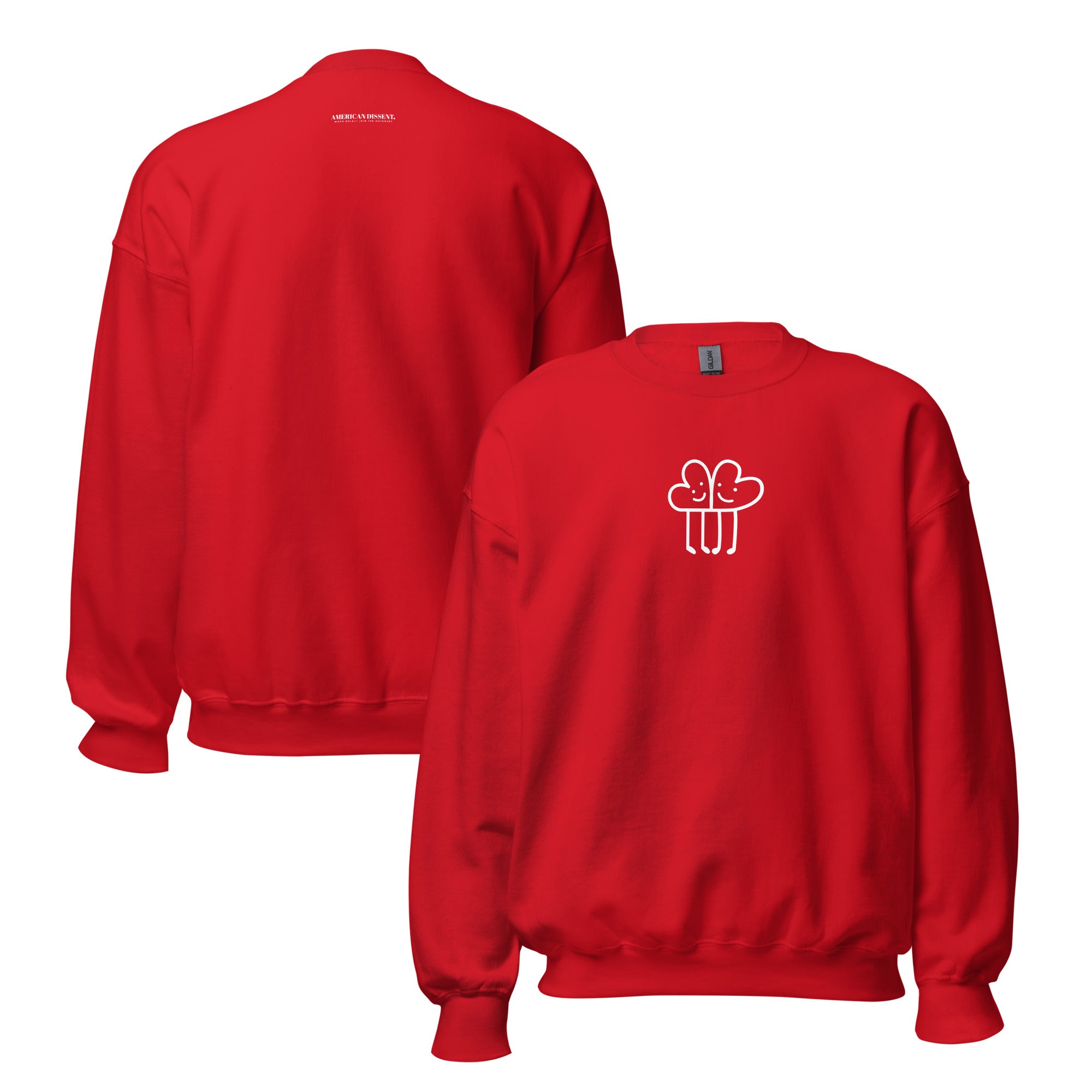 Heart Sweatshirt - Kindness and Positivity Love Shirt