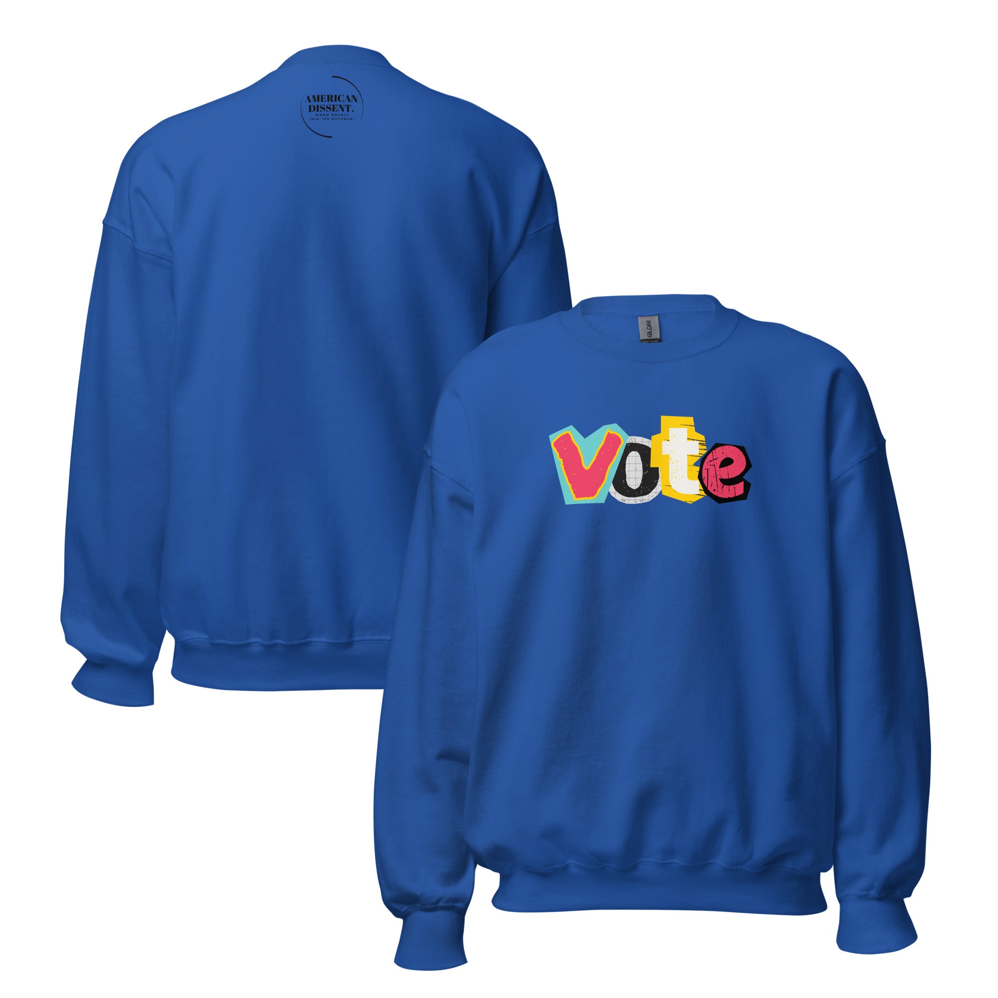 Vote Sweatshirt - Election Day Shirt - Be the Change - Political Activist Top