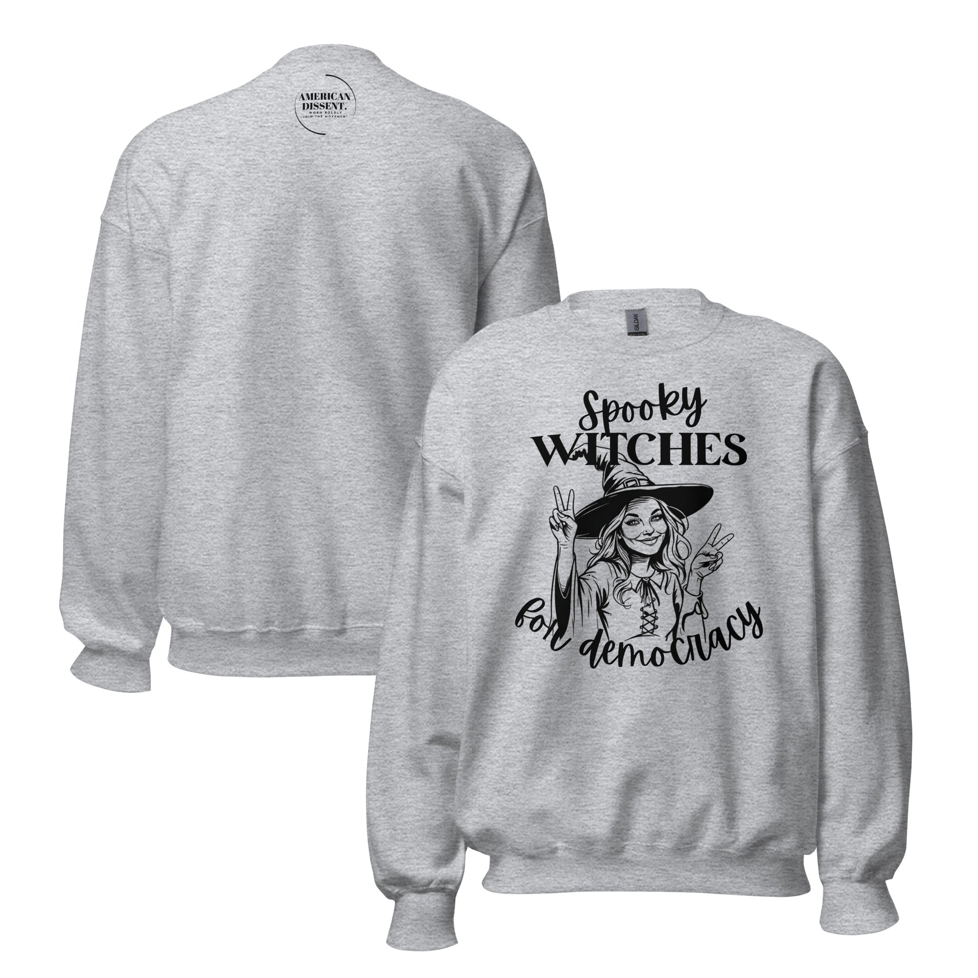 Democrat Gift: Halloween Witch Shirt for Spooky Season Sweatshirt