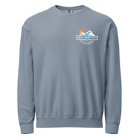 Born to Dissent Ski Graphic Sweatshirt – Activist Streetwear for Rebels, Unisex garment-dyed fleece crewneck sweatshirt