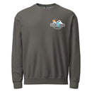 Born to Dissent Ski Graphic Sweatshirt – Activist Streetwear for Rebels, Unisex garment-dyed fleece crewneck sweatshirt