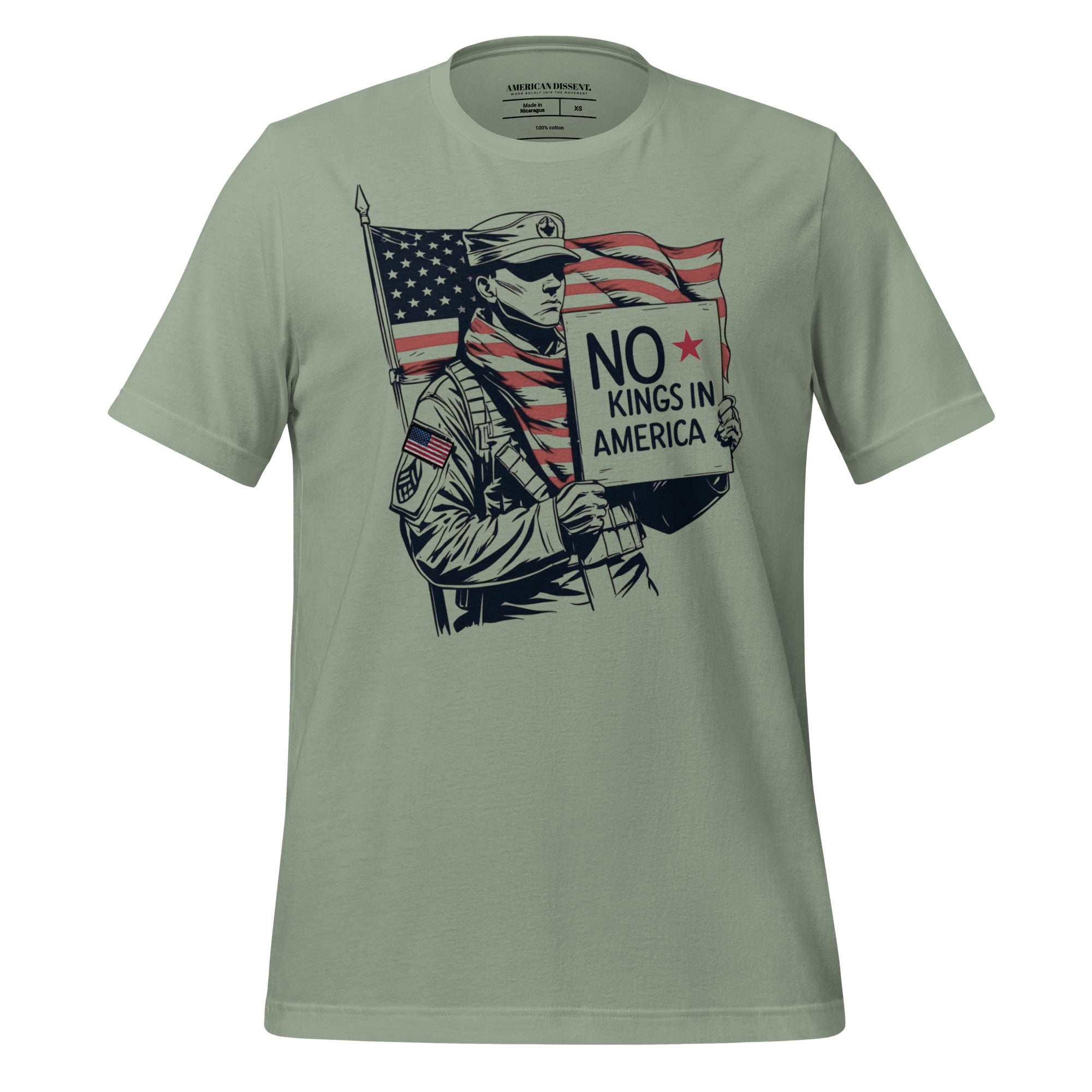 Protest Shirt - No Kings in America - Anti-Trump Tee - Freedom T-shirt