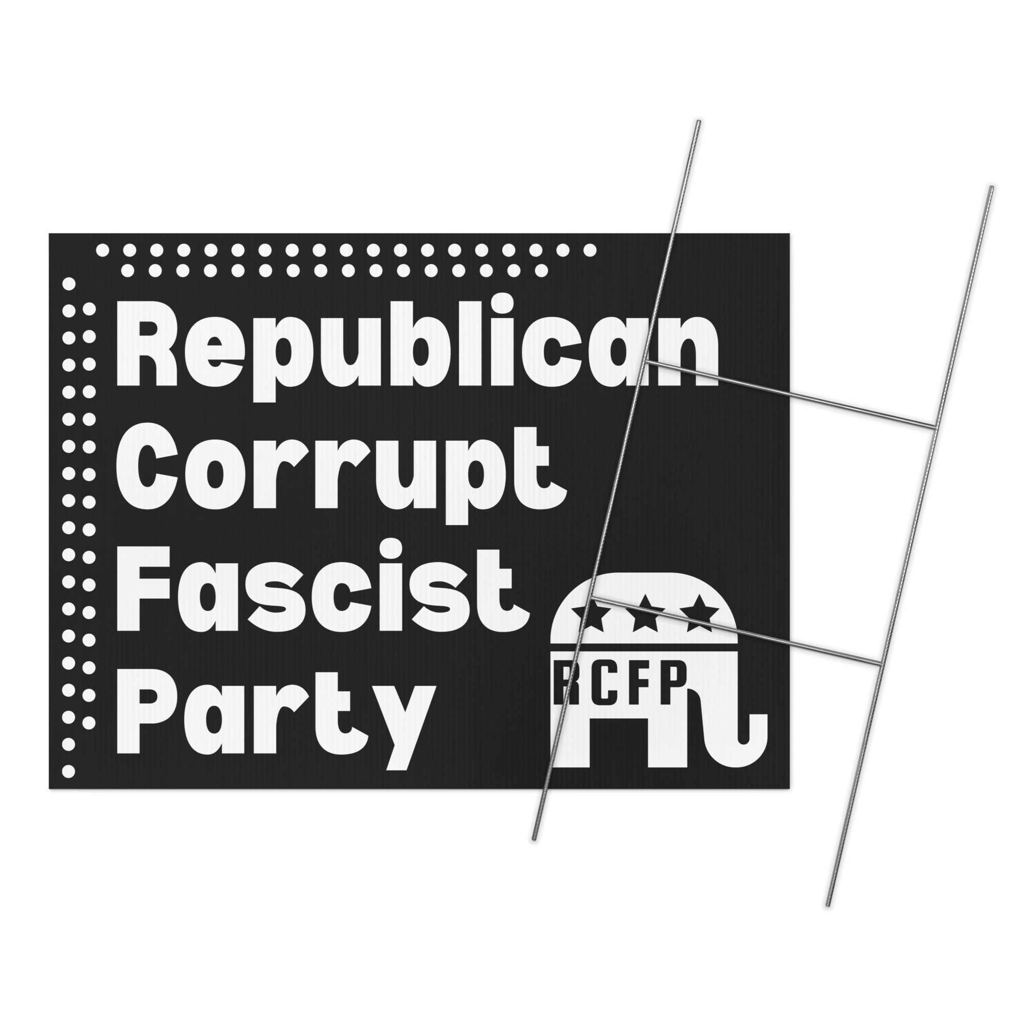 Rally Anti-Trump Sign | Social Justice Yard Decor | Activist Democracy Poster