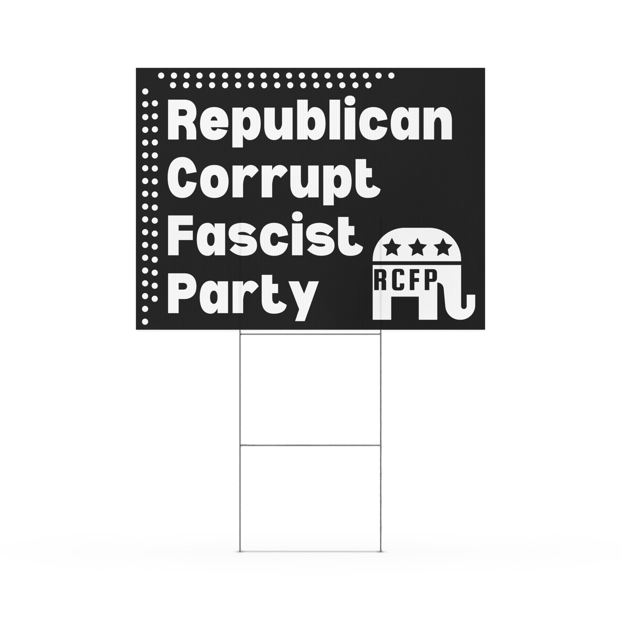 Rally Anti-Trump Sign | Social Justice Yard Decor | Activist Democracy Poster